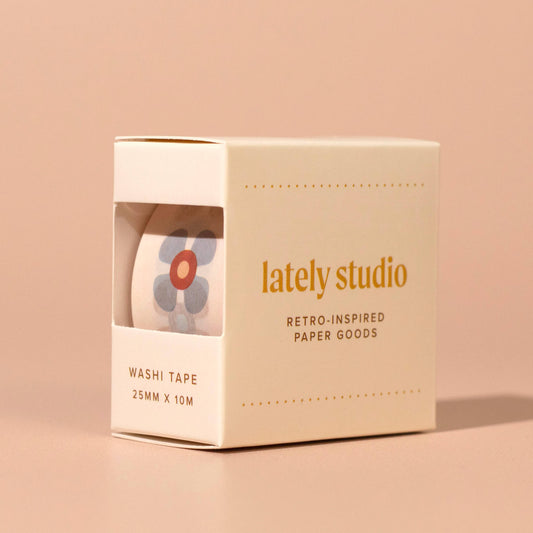 Big Flowers Wide Washi Tape