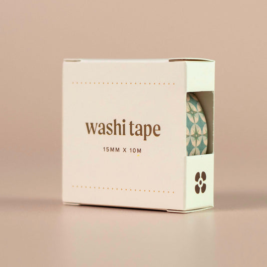 Blue Star Repeat Pattern Washi Tape