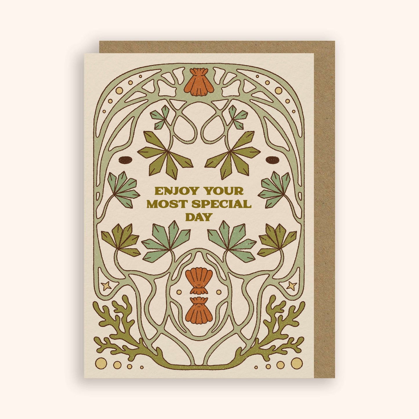 Enjoy Your Most Special Day Wedding Card