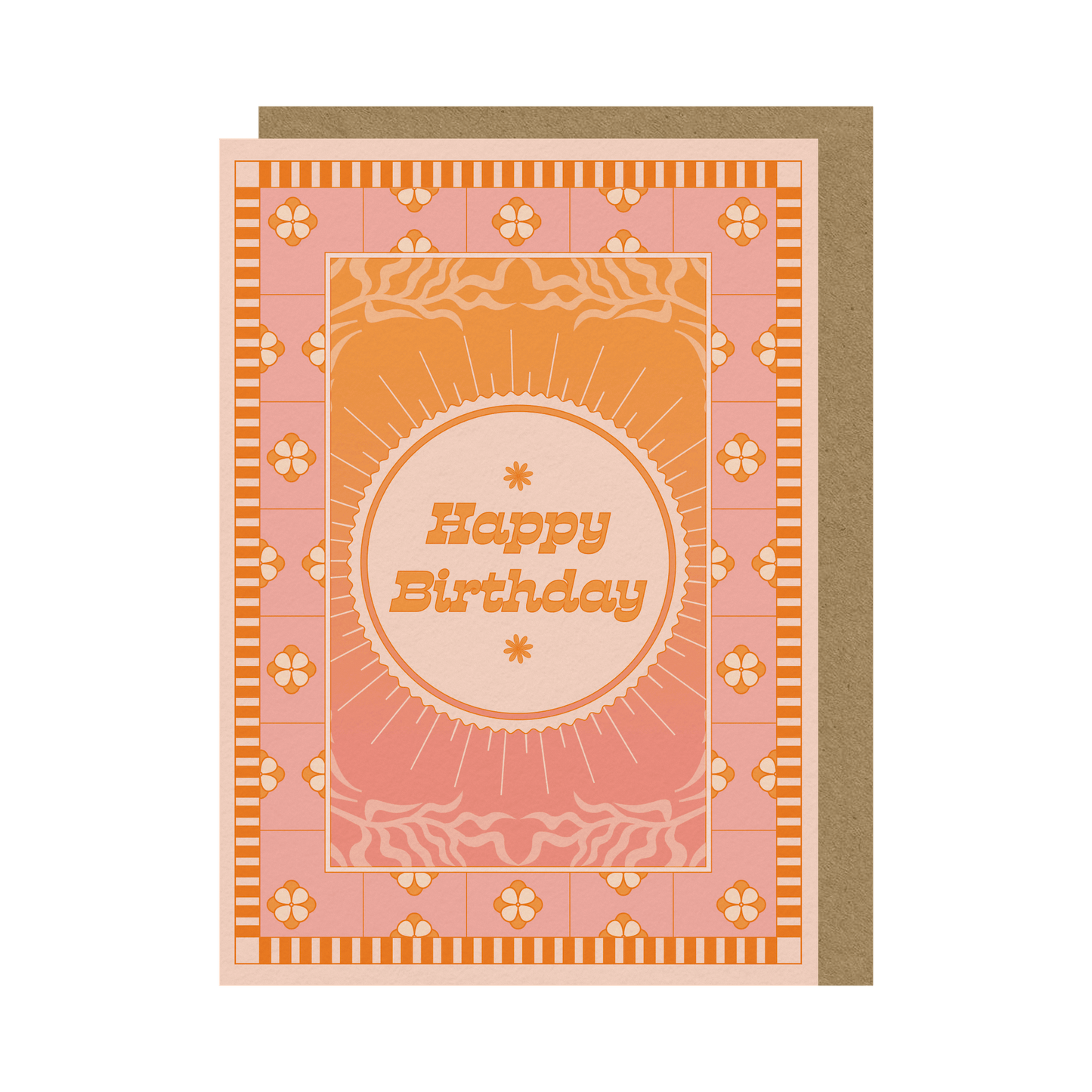 Happy Birthday Sunset Card