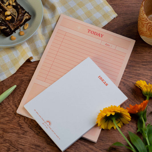 Motel Daily Planner & Ideas Pad Bundle