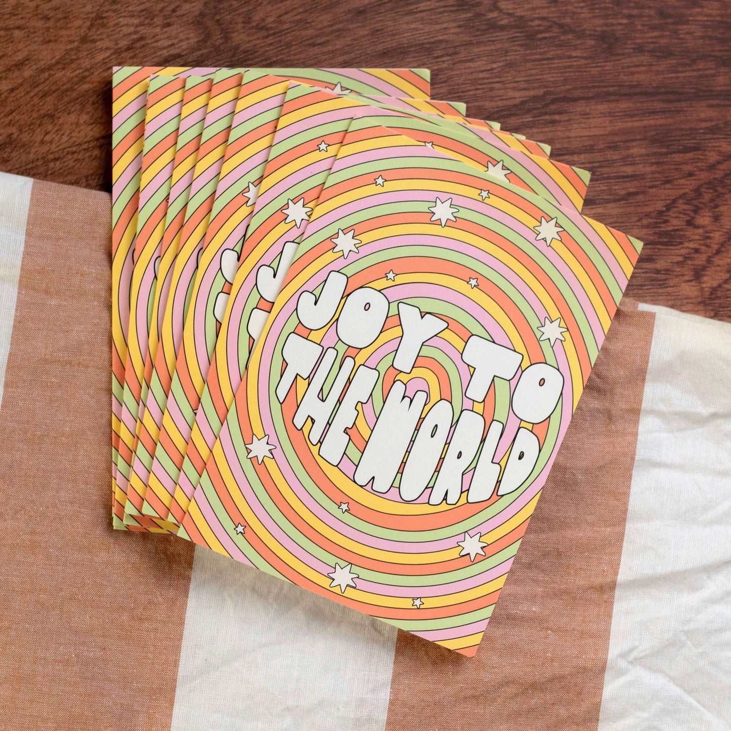 SECONDS Joy To The World Christmas Card