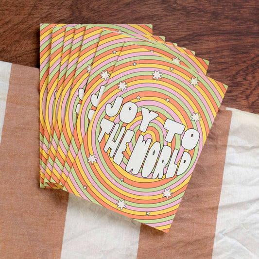 SECONDS Joy To The World Christmas Card