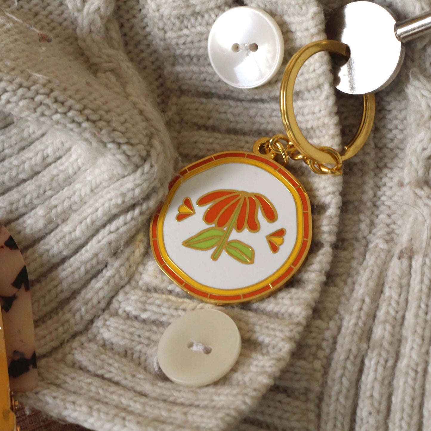 *IMPERFECT* The Lonely Flower Keychain