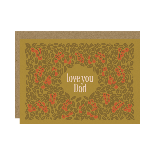 Love You Dad Tomato Father's Day Card
