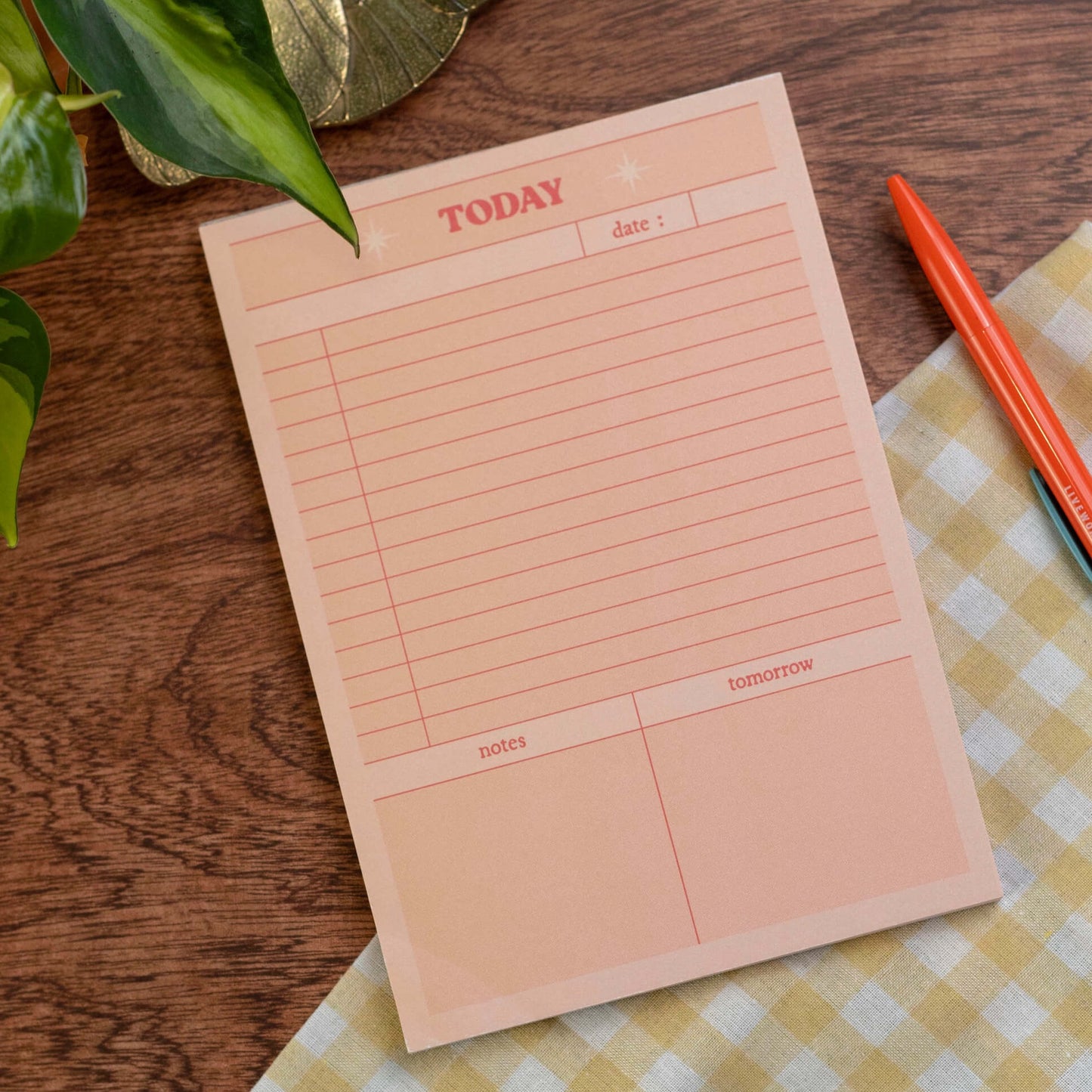 Motel Daily Planner & Ideas Pad Bundle