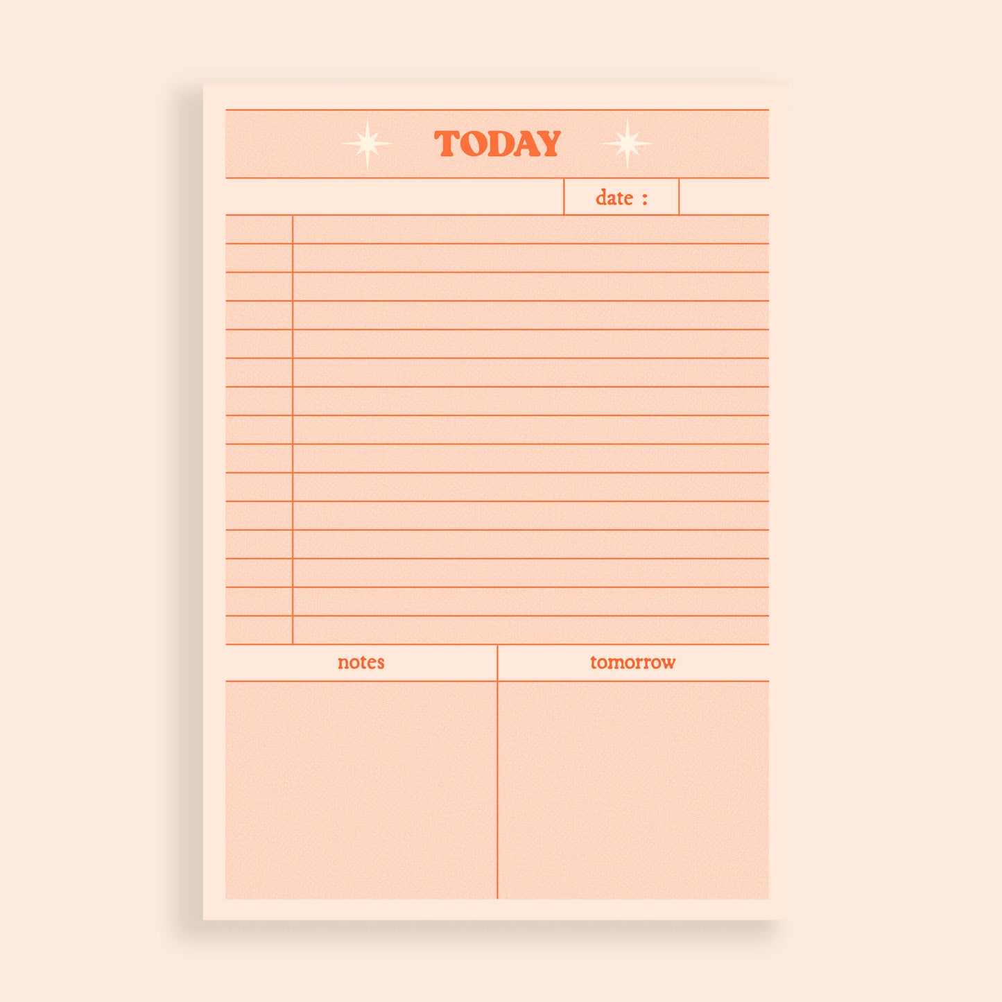 A5 Motel Daily Desk Pad