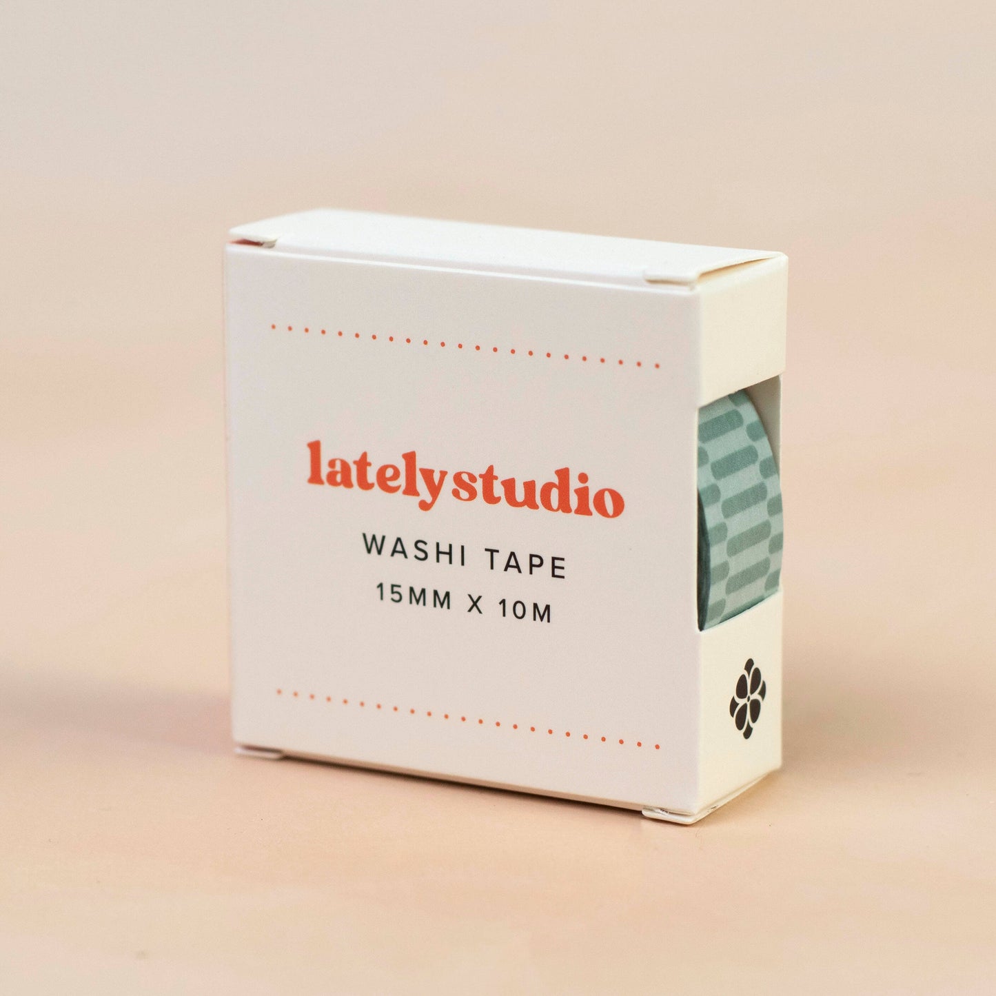 Teal Rounded Checkerboard Washi Tape