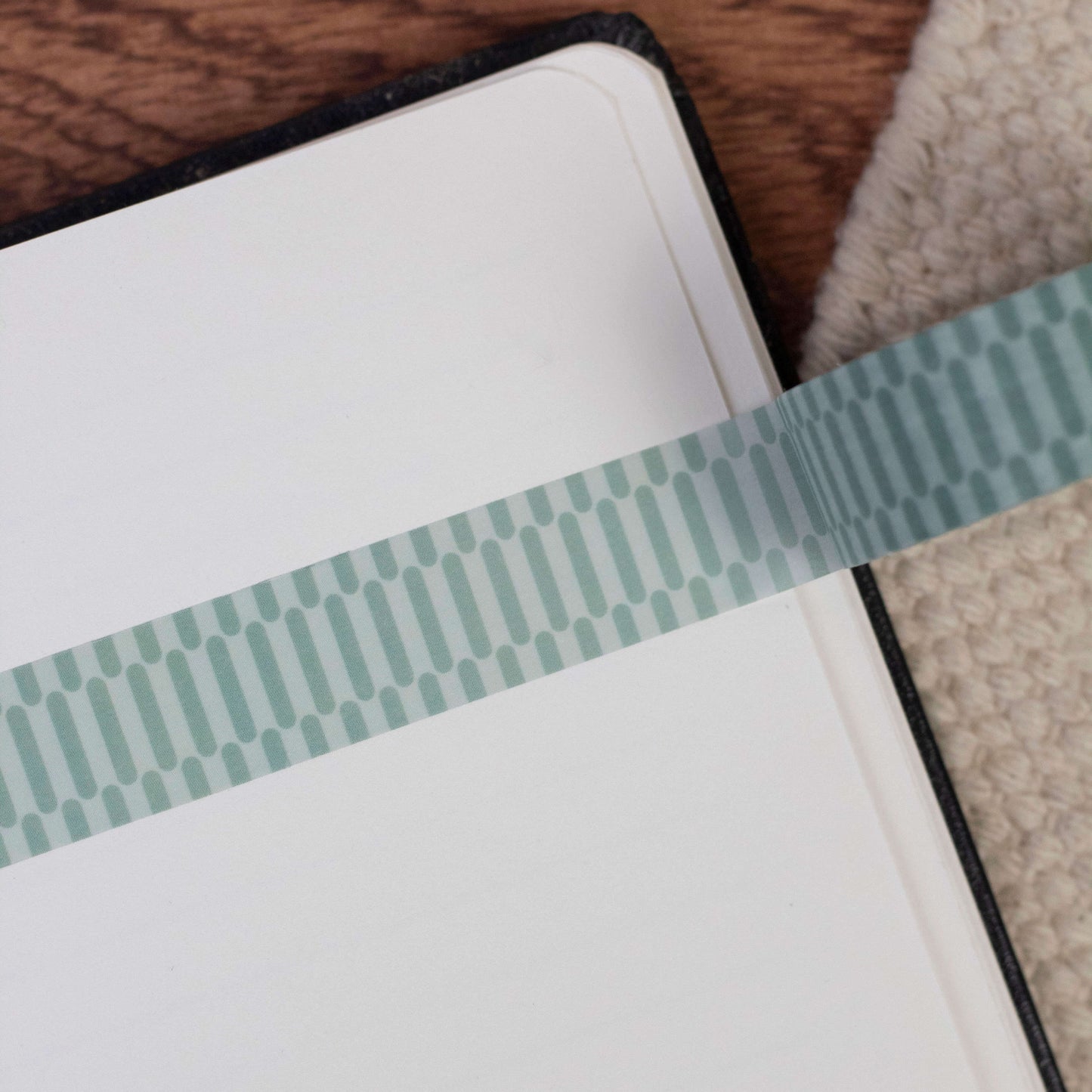 Teal Rounded Checkerboard Washi Tape