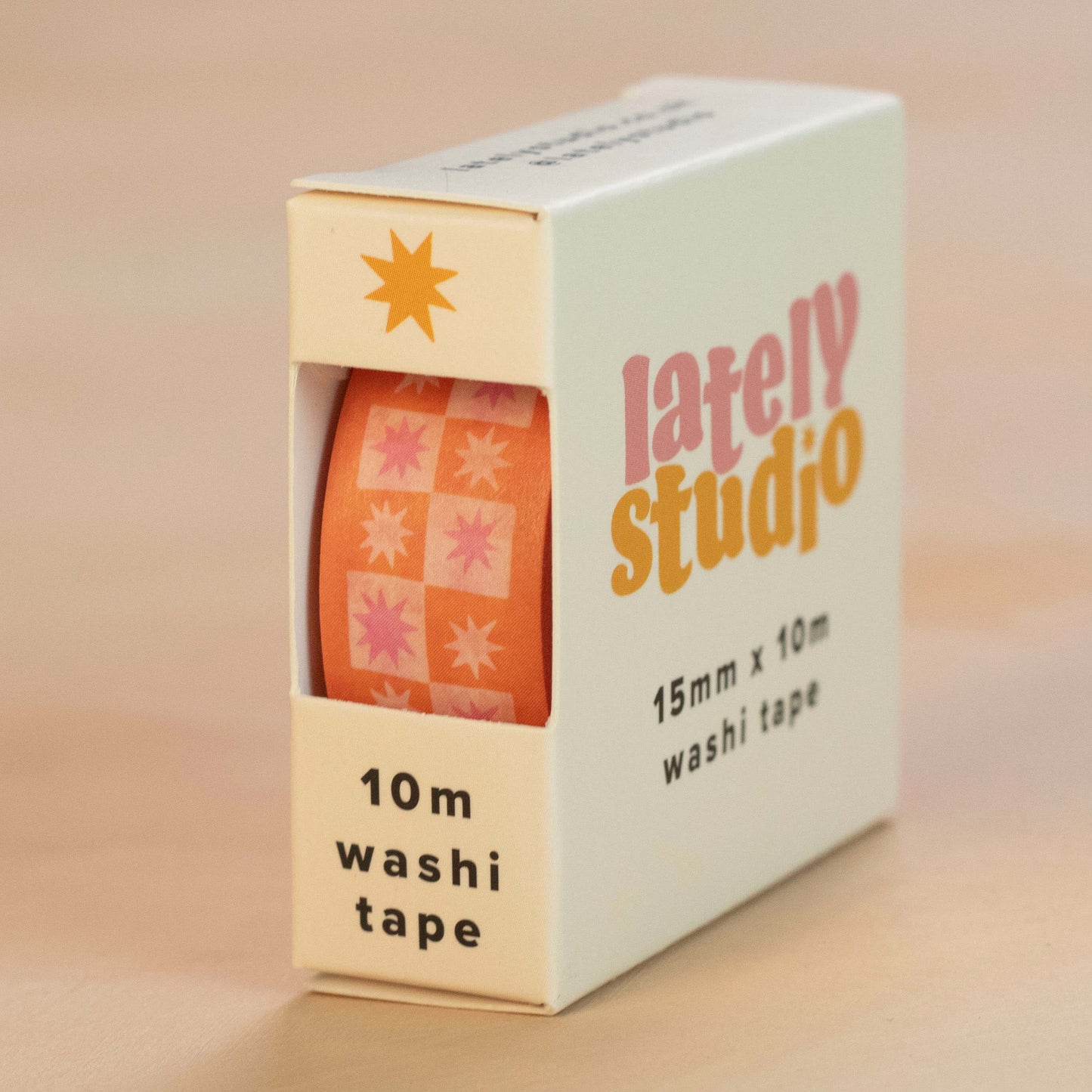 Starry Checkerboard Washi Tape