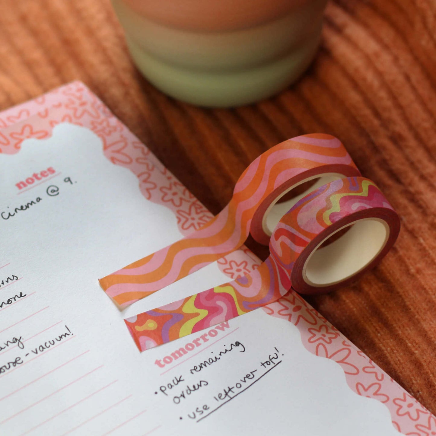 70s Swirl Washi Tape