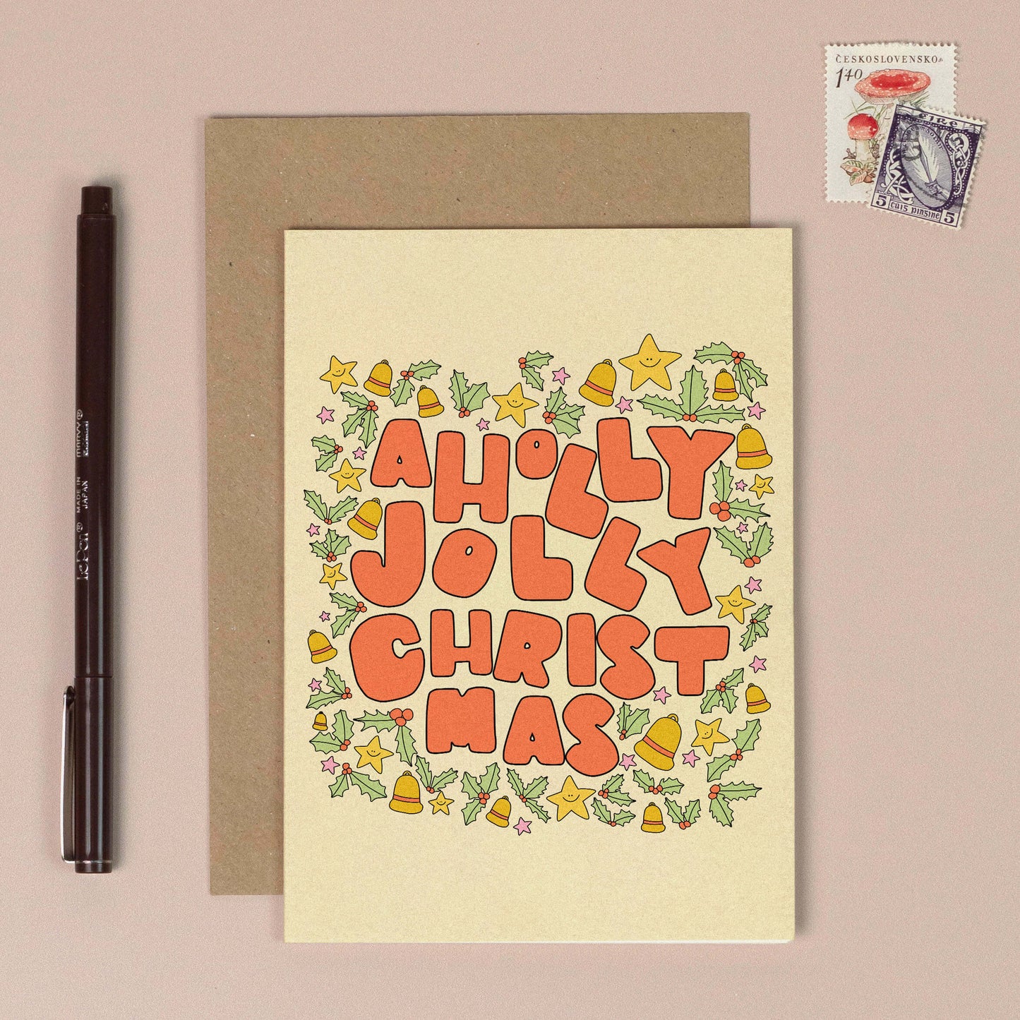 Holly Jolly Christmas Card