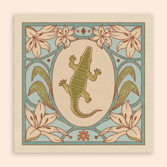 Alligator Art Print