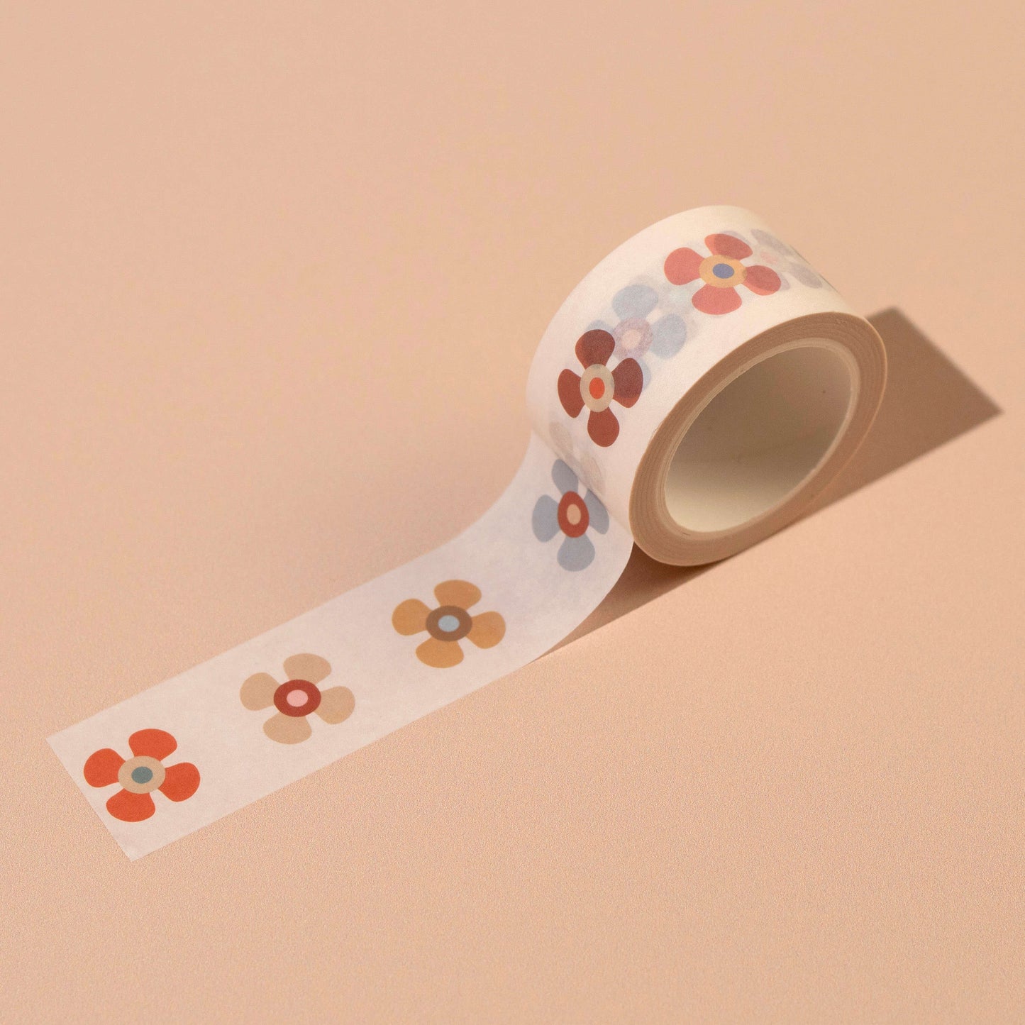 Big Flowers Wide Washi Tape