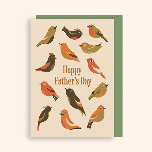 Happy Father's Day Bird Card
