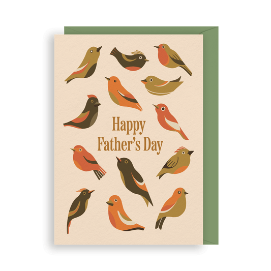 Happy Father's Day Bird Card