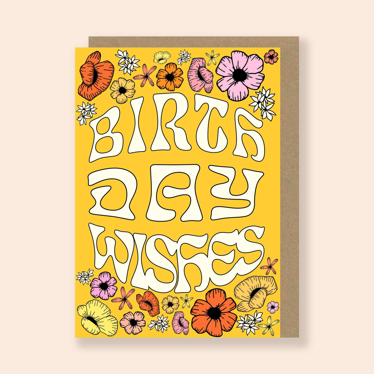 SECONDS Flowers Birthday Card