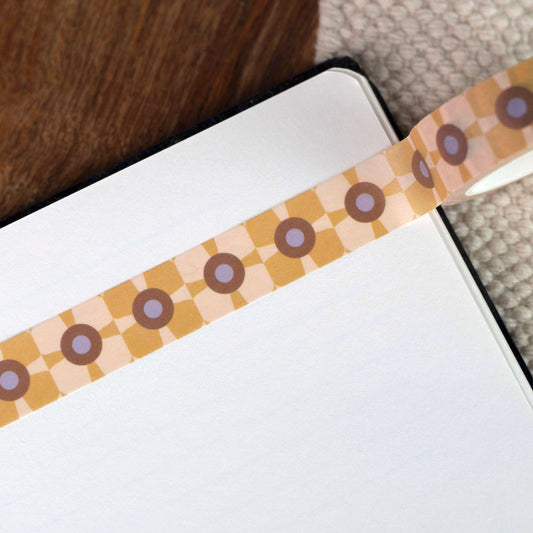 Green Block Florals Washi Tape