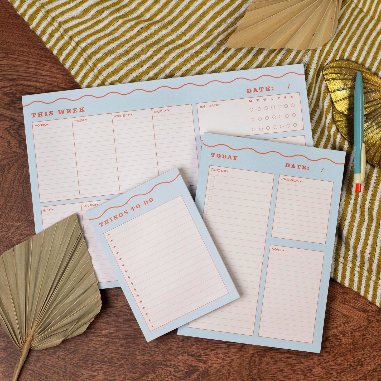 Blue Wiggle Bundle | Daily, Weekly & List Pads