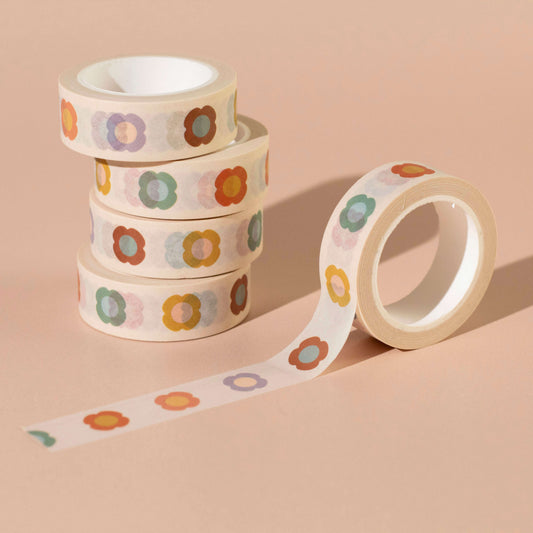 Bold Flowers Washi Tape
