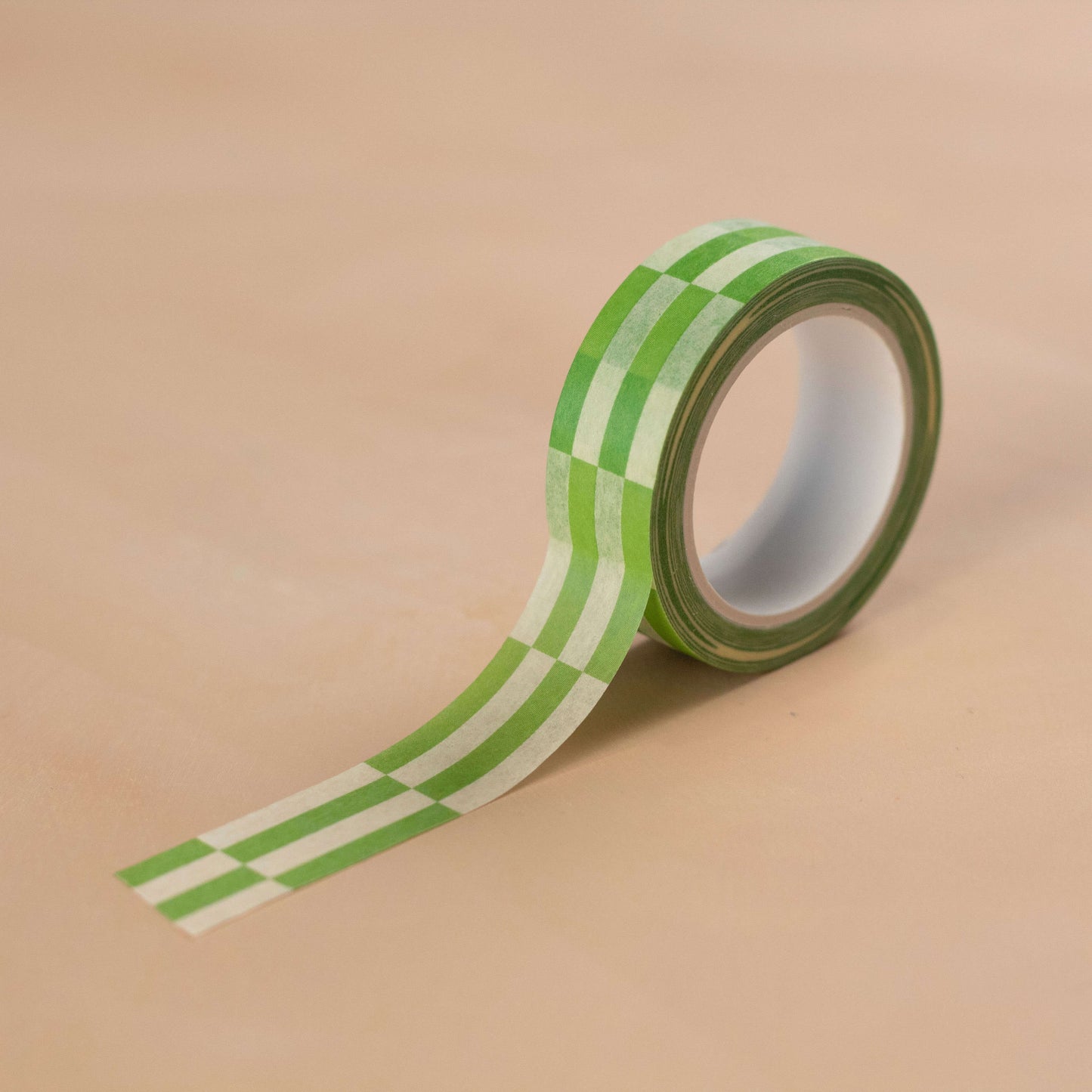 Green Brick Checkerboard Washi Tape