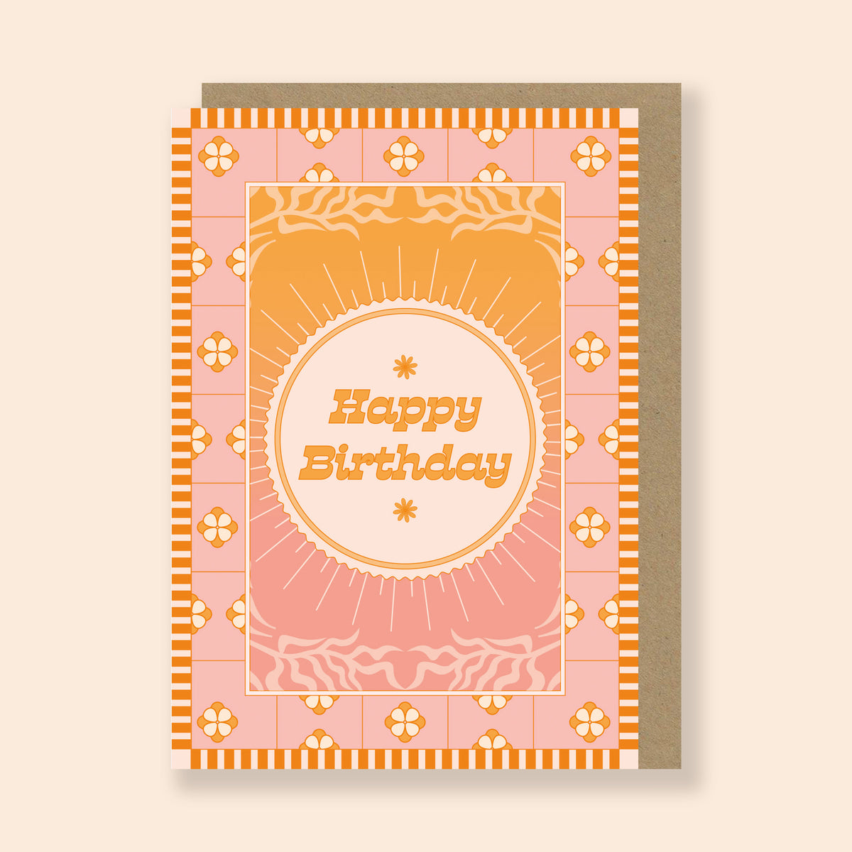 SECONDS Happy Birthday Sunset Card