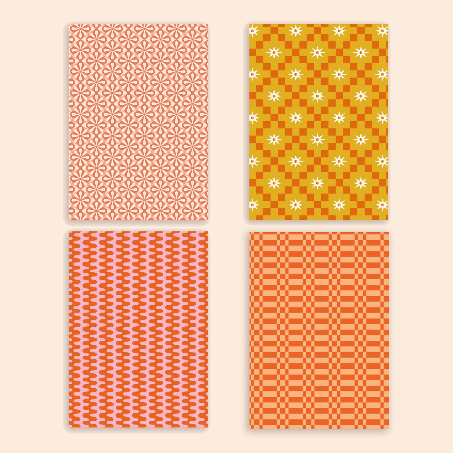Jumbo Retro Craft Paper Pack