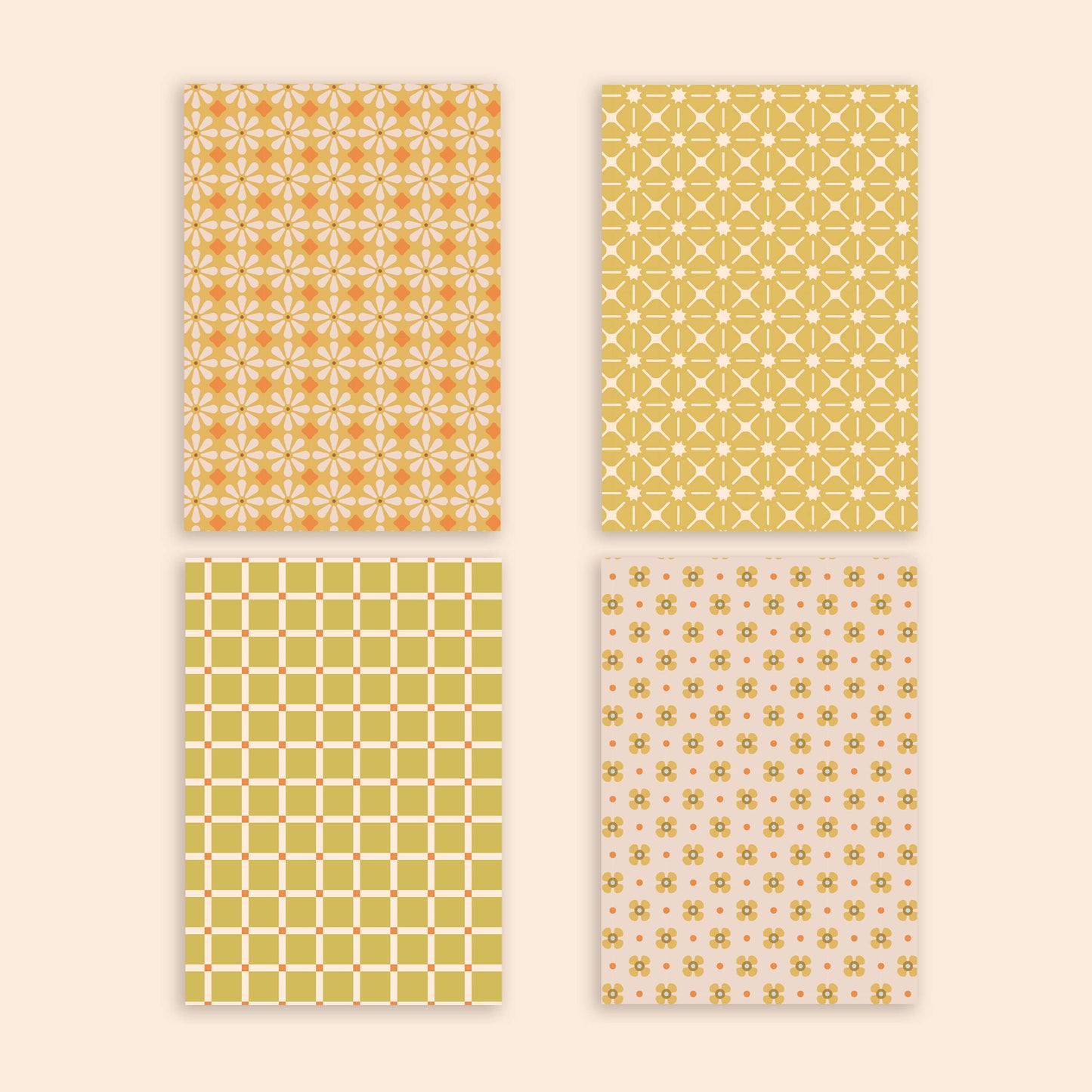 Jumbo Retro Craft Paper Pack