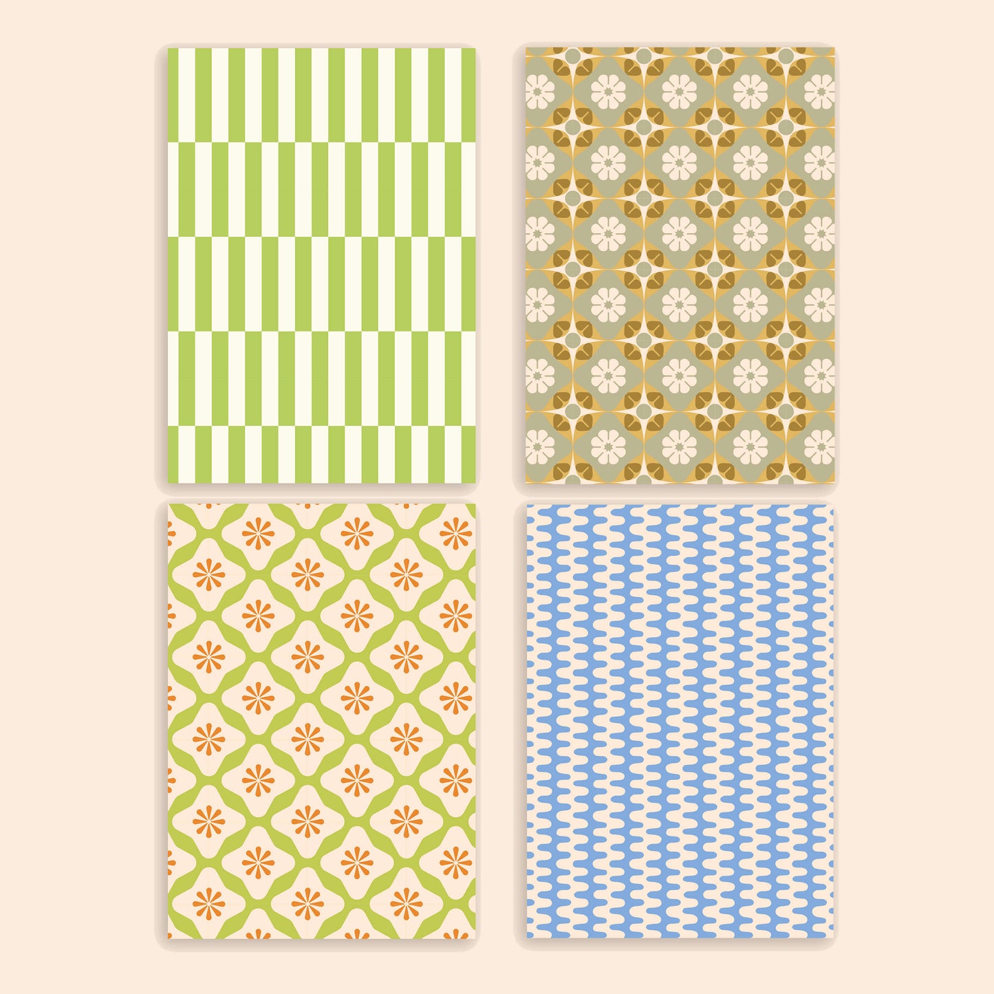 Jumbo Retro Craft Paper Pack