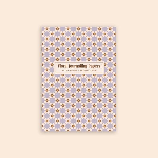 Floral Journalling Papers Book