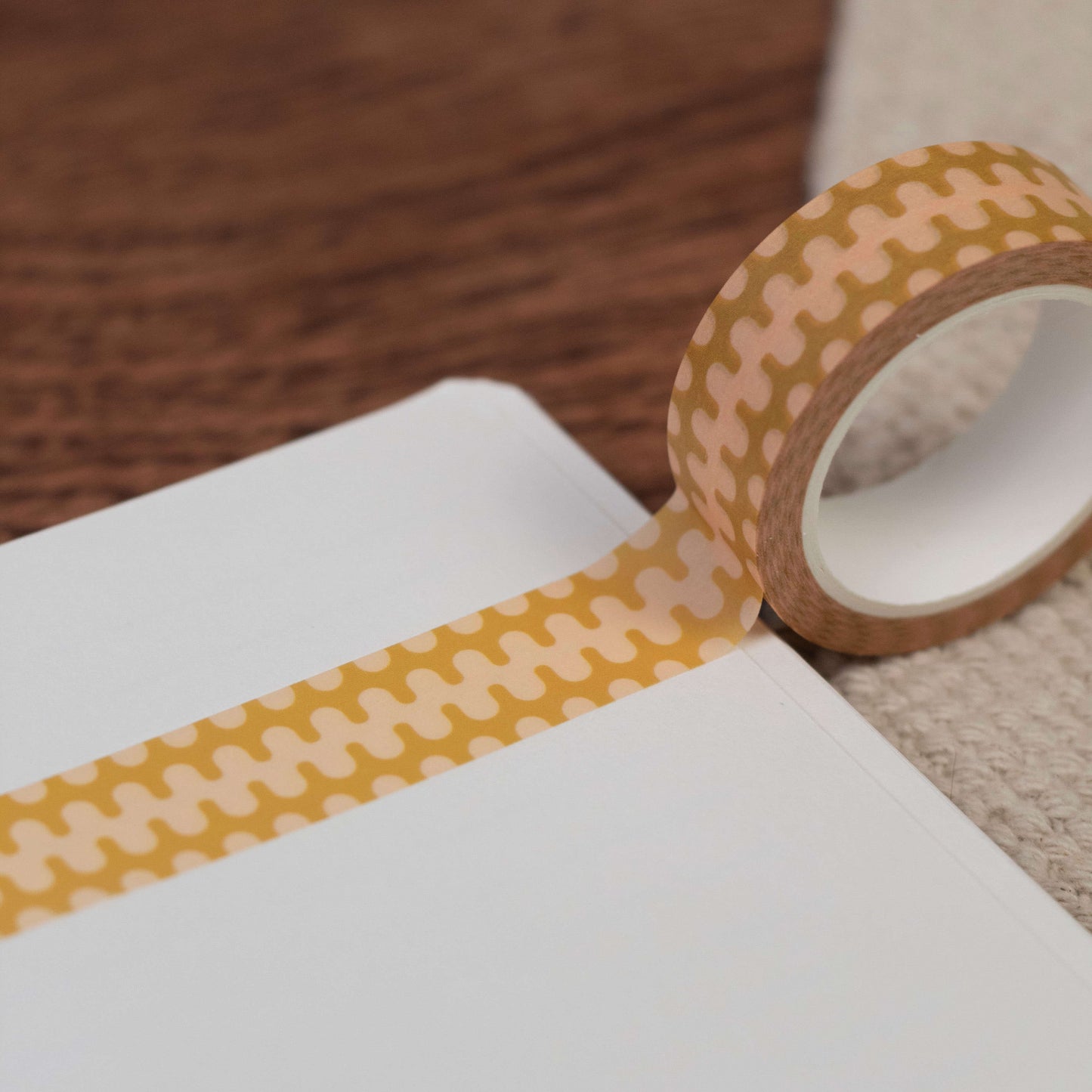 Chartreuse Geometric Washi Tape