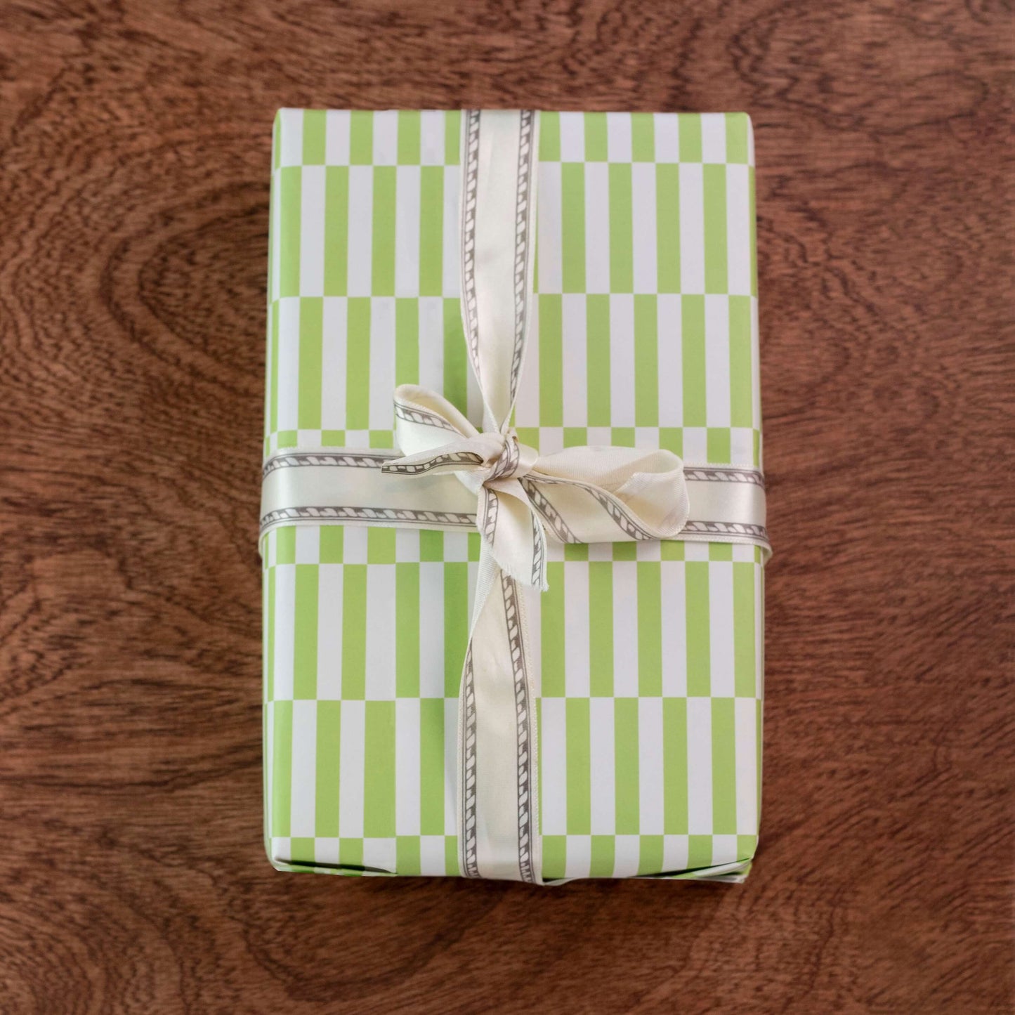 Green Brick Wrapping Paper