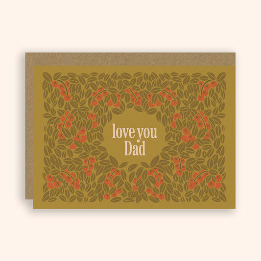 Love You Dad Tomato Father's Day Card