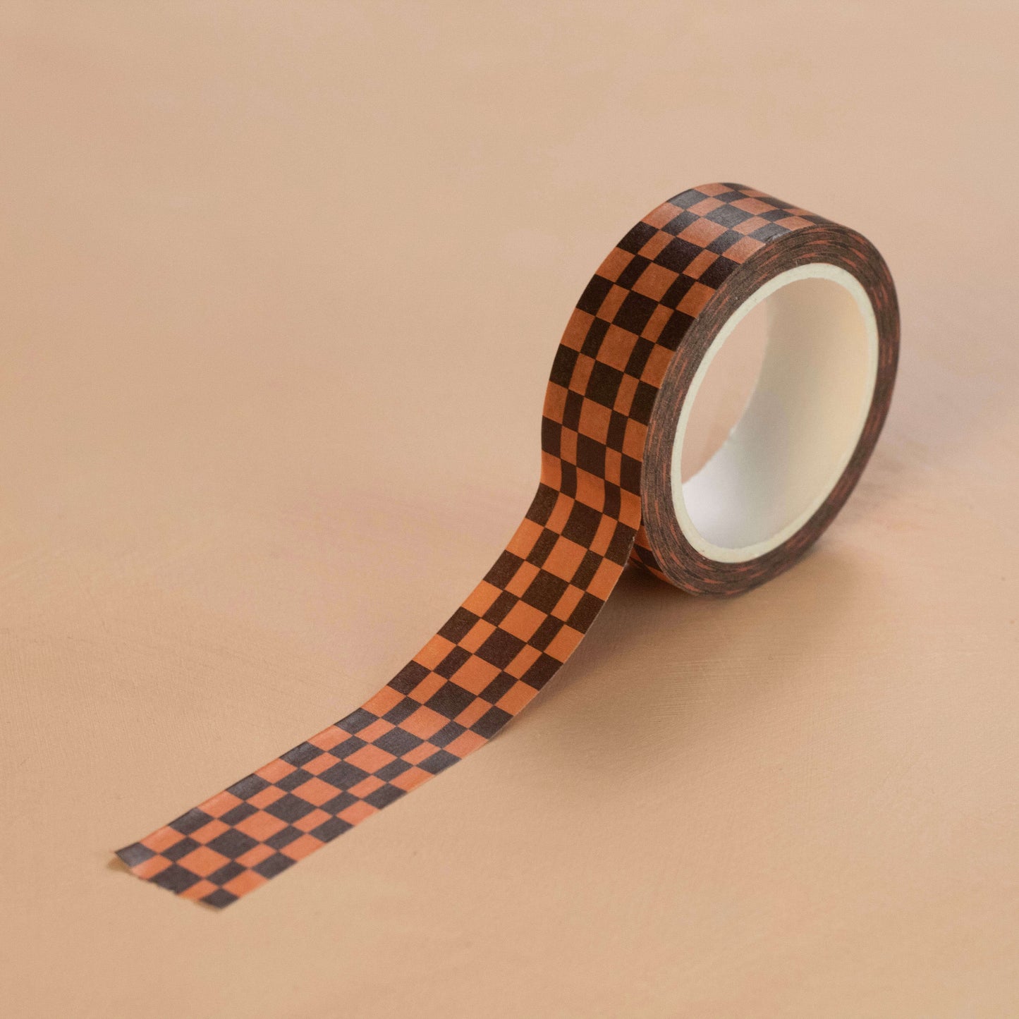 Brown Mixed Checkerboard Washi Tape