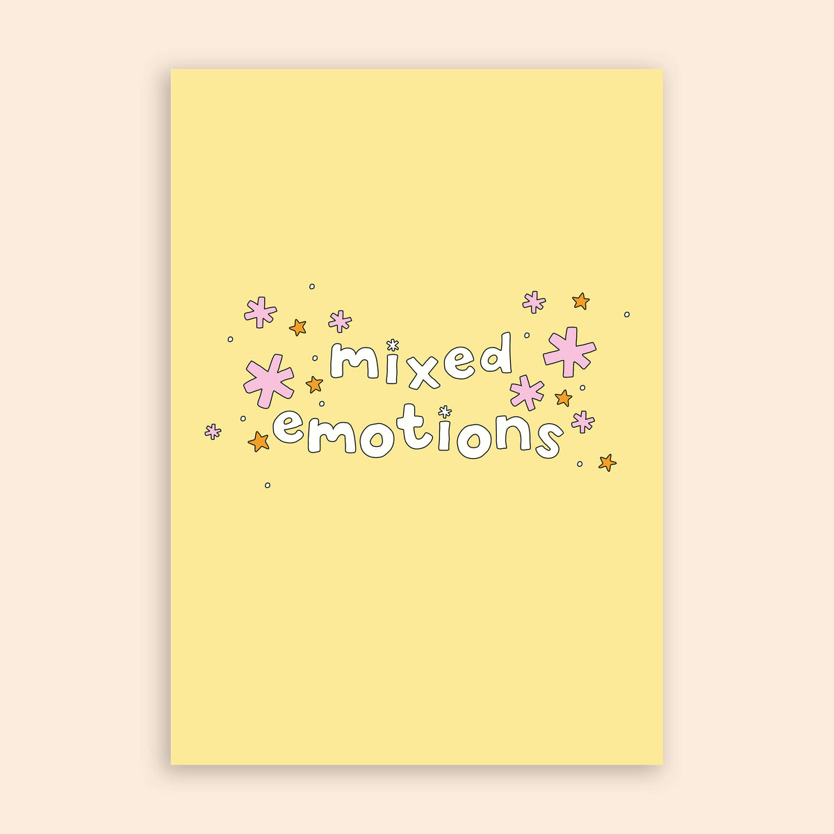Mixed Emotions A5 Print