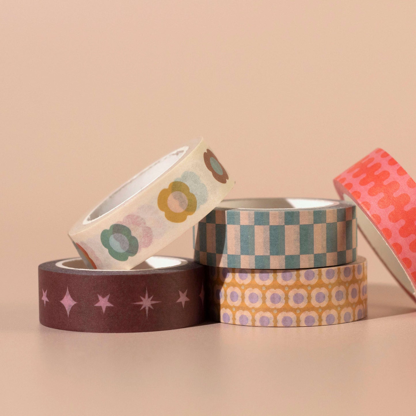 Bold Flowers Washi Tape