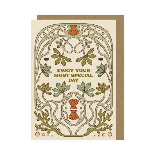 Enjoy Your Most Special Day Card