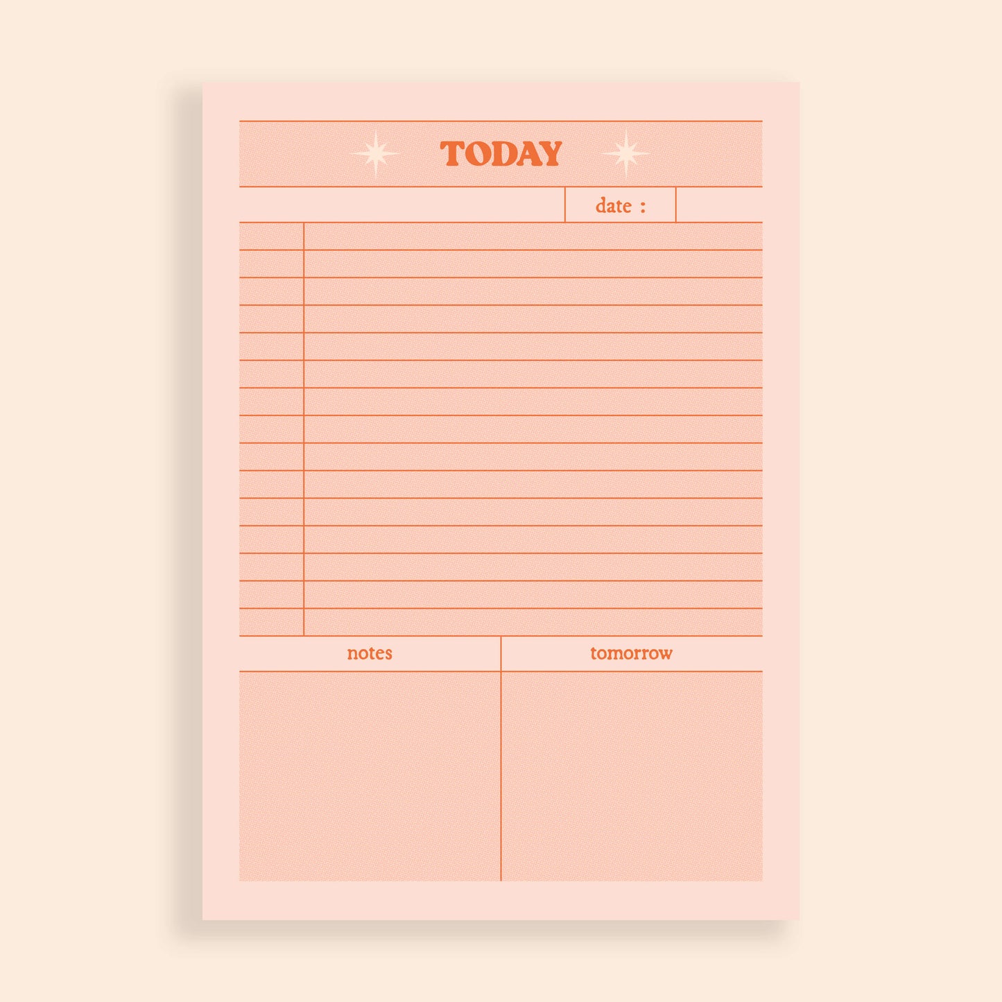 *IMPERFECT* Motel Daily Desk Pad