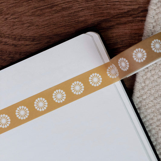 Ochre Dandelion Washi Tape