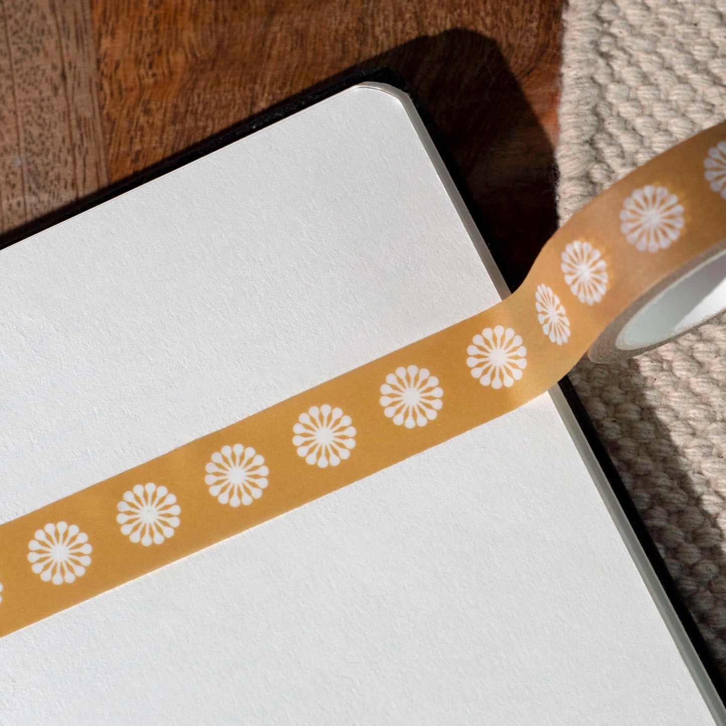 Dandelion and Grid Washi Tape Duo