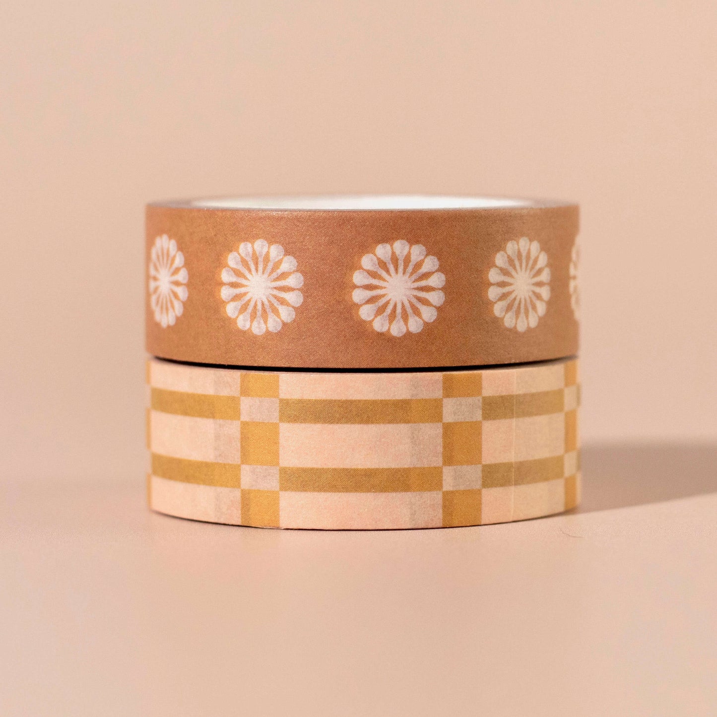 Dandelion and Grid Washi Tape Duo