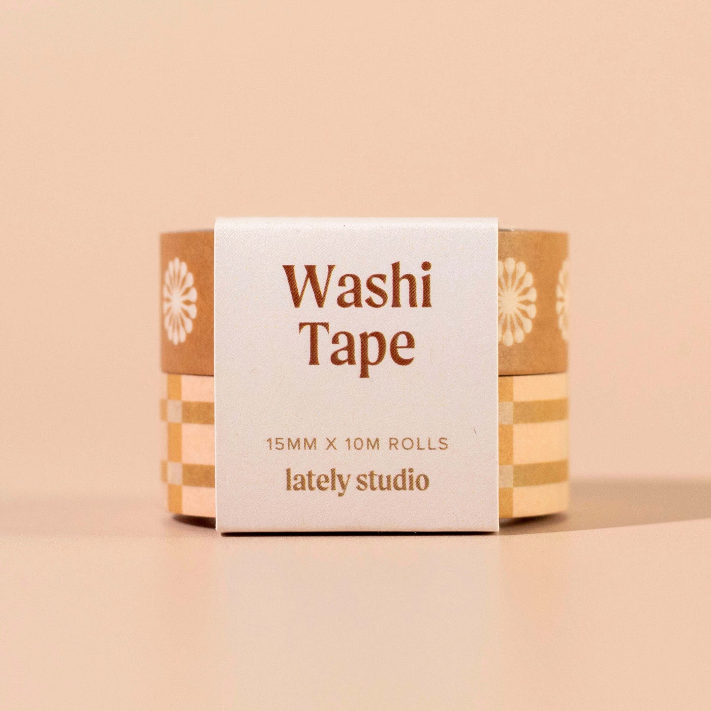 Dandelion and Grid Washi Tape Duo