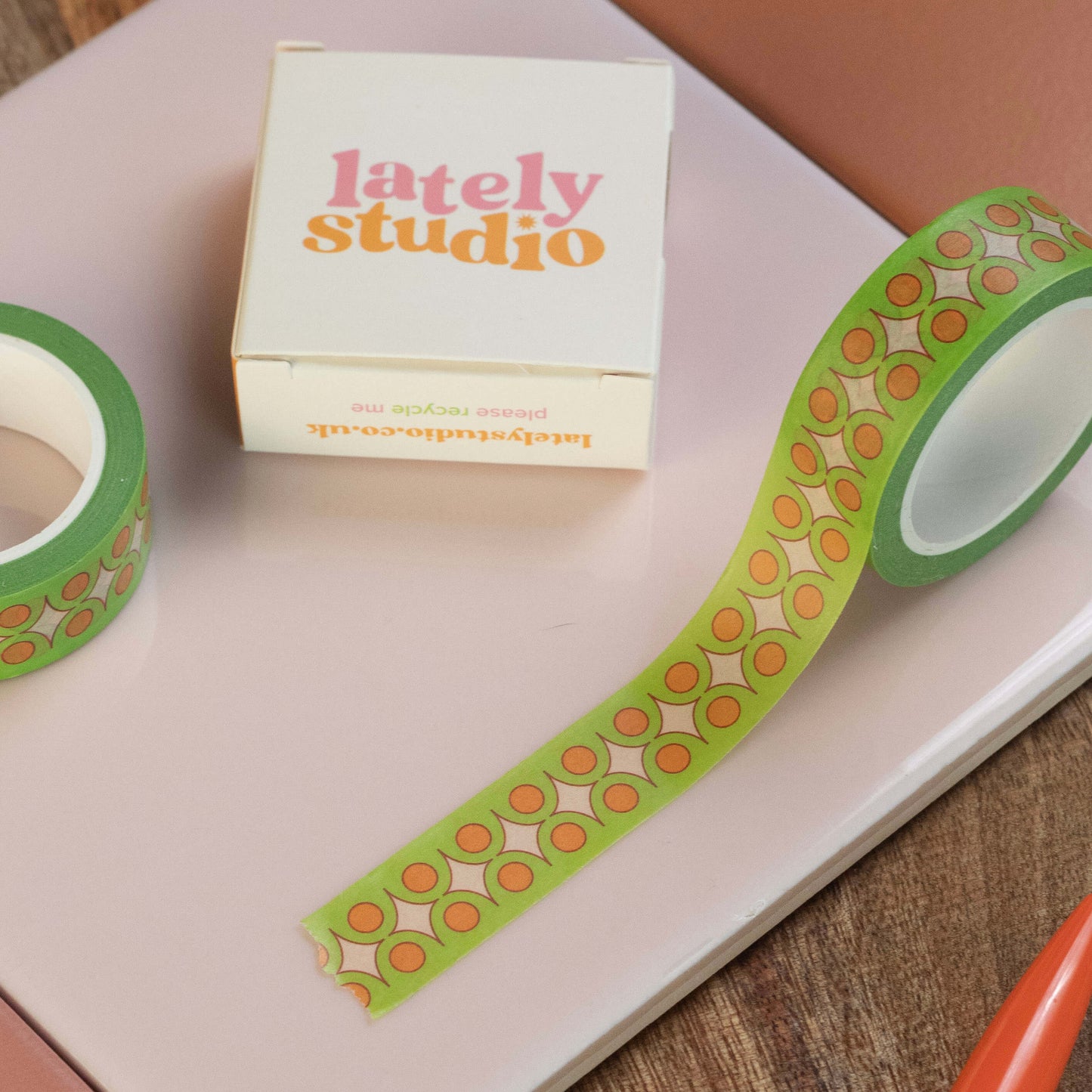 Olive Sparkle Washi Tape