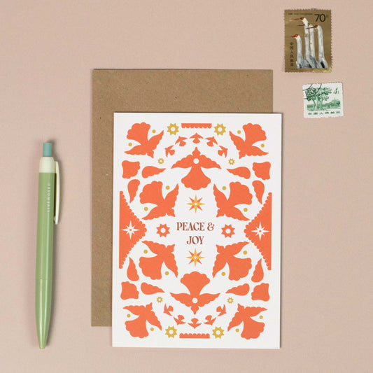 Peace and Joy Christmas Card