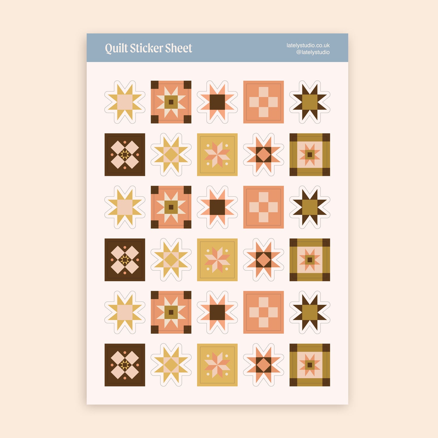 Quilt Sticker Sheets