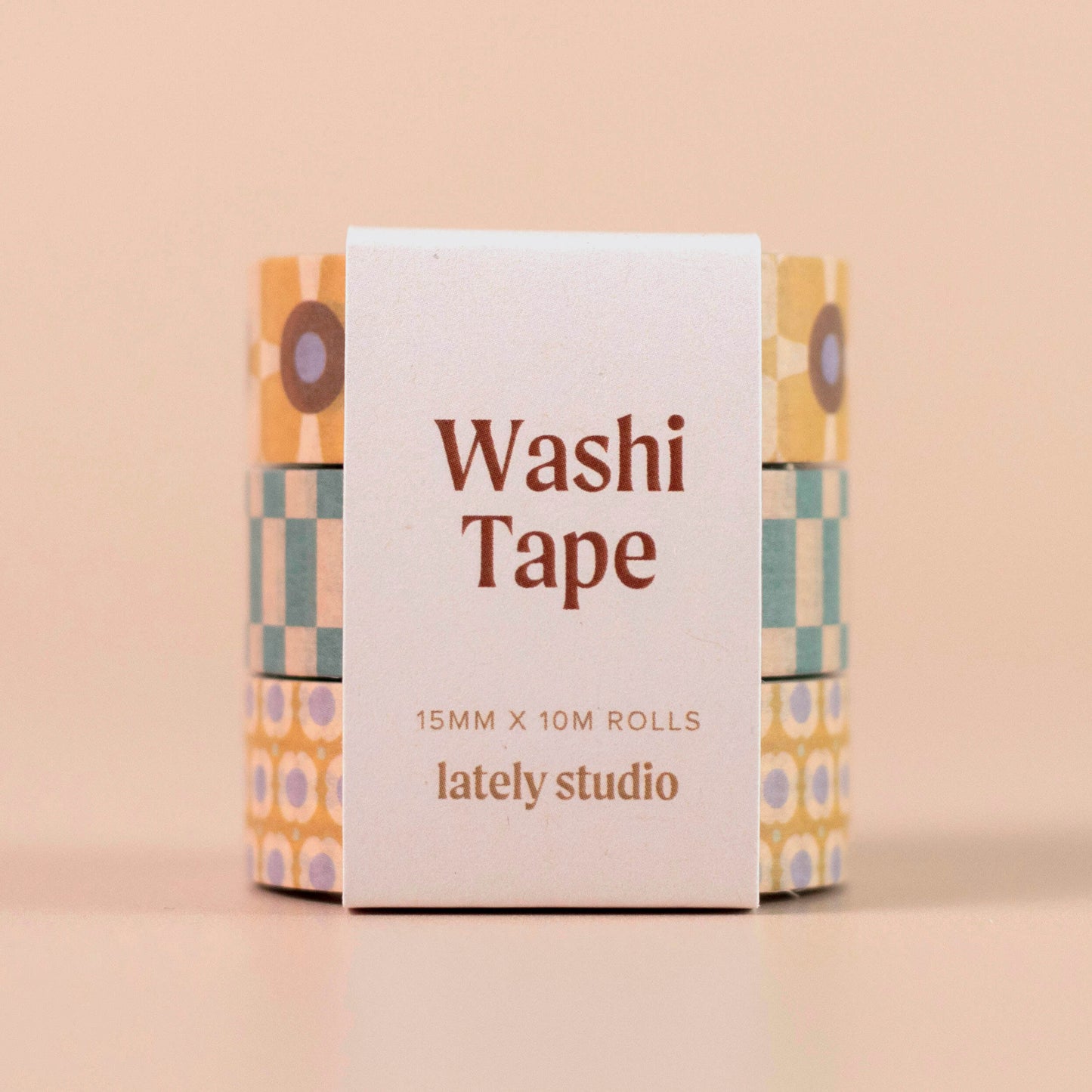 Retro Florals Washi Tape Set
