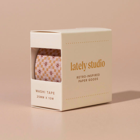 Geometric Star Wide Washi Tape