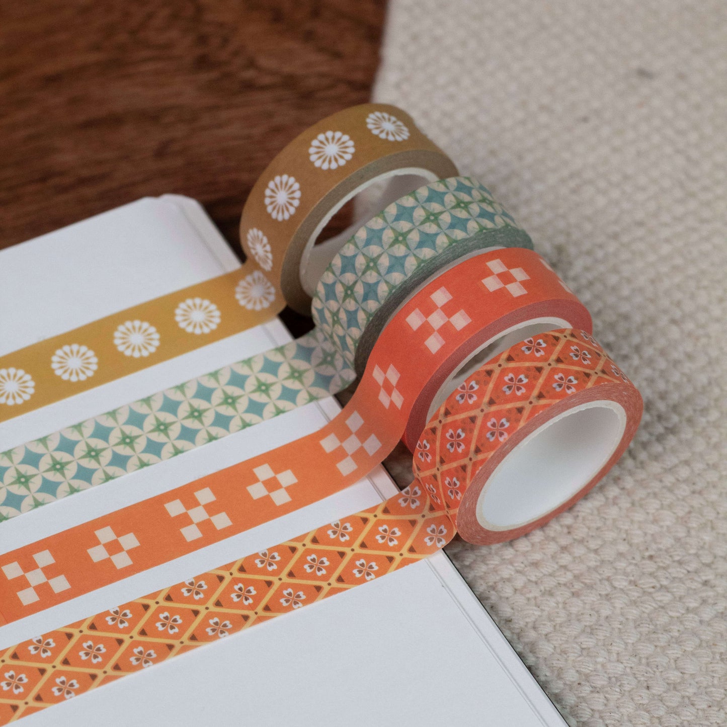 Ochre Dandelion Washi Tape