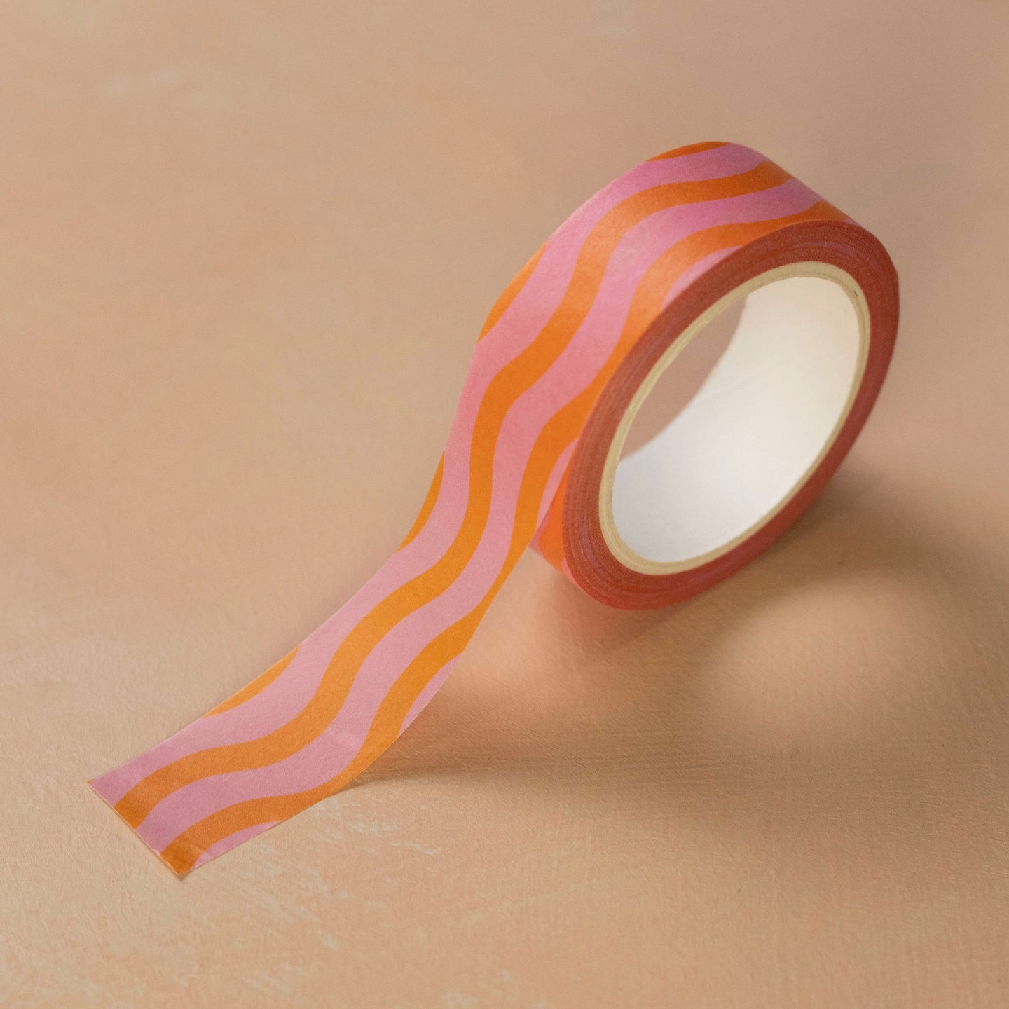 Pink & Orange Wiggle Washi Tape